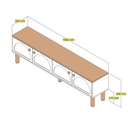 Hanah Home Bohem 851 - Crema